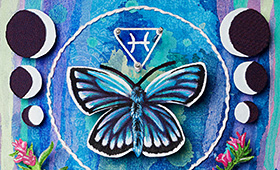 Transformation- Pisces, Butterfly & Hyssop